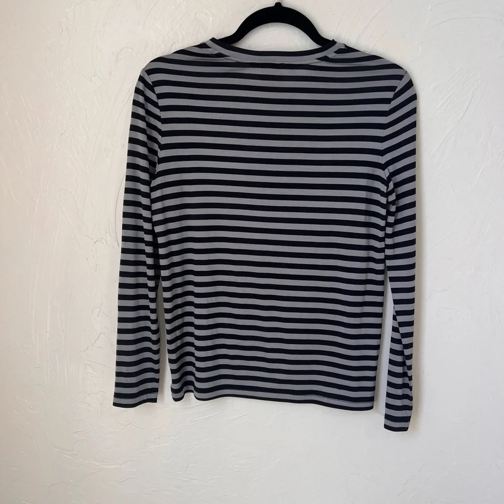 Tory Burch long sleeve striped crewneck t-shirt size XS